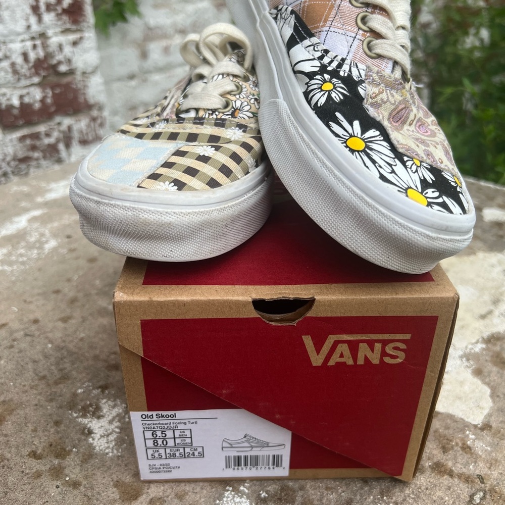 Preowned Vans Era Patchwork Sneakers Multicolor M… - image 6